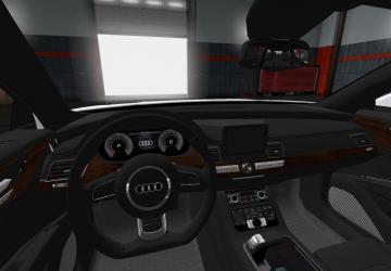 Мод Audi A7 Sportback 2018 версия 1.1 для Euro Truck Simulator 2 (v1.40.x)