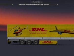 Мод Автономный прицеп «DHL» версия 1.0 для Euro Truck Simulator 2 (v1.27.x, - 1.31.x)