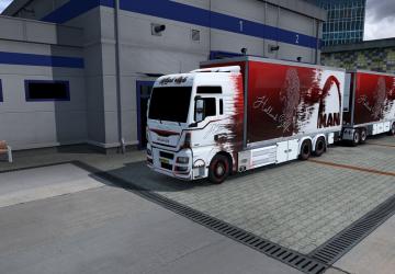 Мод BDF Tandem HOLLAND FOR MAN версия 1.0 для Euro Truck Simulator 2 (v1.37.x, 1.38.x)
