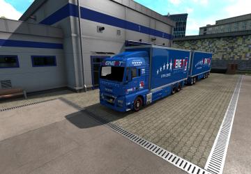 Мод BDF Tandem Reinert Logistics версия 1.0 для Euro Truck Simulator 2 (v1.38.x)