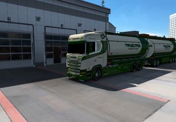 Мод BDF Tandem TrayScape версия 1.0 для Euro Truck Simulator 2 (v1.37.x, 1.38.x)