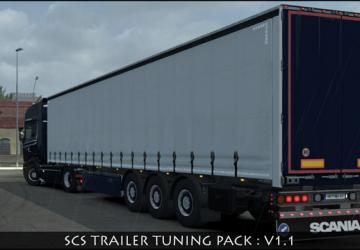 Мод Пак тюнинга для  SCS трейлеров версия 1.1 для Euro Truck Simulator 2 (v1.35.x)