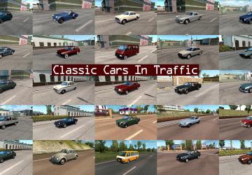 Мод Classic Cars Traffic Pack версия 4.2 для Euro Truck Simulator 2 (v1.35.x, 1.36.x)