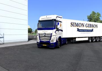 Мод Combo skin Simon Gibson версия 1.0 для Euro Truck Simulator 2 (v1.38.x)