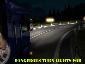 Мод Dangerous Turn Lights версия 03.01.18 для Euro Truck Simulator 2 (v1.30.x)