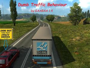 Мод Dumb Traffic Behaviour версия 1.4 для Euro Truck Simulator 2 (v1.30.x)