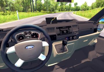 Мод Ford Transit 2010 версия 1.2 для Euro Truck Simulator 2 (v1.33.x, 1.34.x)