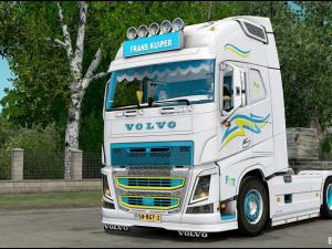 Мод Грузовик+трейлер Volvo FH «Frans Kuiper» версия 1.0 для Euro Truck Simulator 2 (v1.30.x)