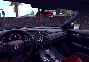 Мод Honda Civic Type R версия 1.1 для Euro Truck Simulator 2 (v1.37.x)