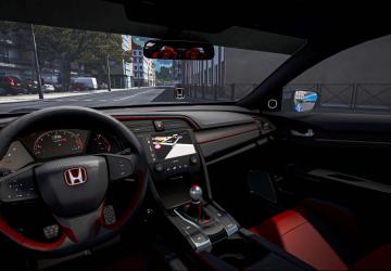 Мод Honda Civic Type R версия 1.8 для Euro Truck Simulator 2 (v1.49.x)