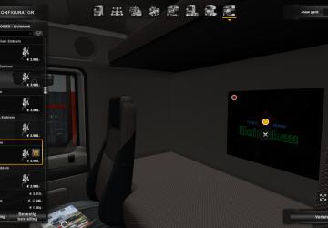 Мод Interior Lights & Emblems версия 4.0 для Euro Truck Simulator 2 (v1.28.x, - 1.31.x)