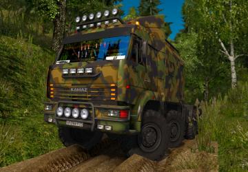 Мод Камаз-43-63-65 Offroad версия 09.05.19 для Euro Truck Simulator 2 (v1.32.x, - 1.34.x)