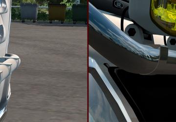 Мод Kelsa Lightbars for DAF XF105 & 106 версия 1.84 для Euro Truck Simulator 2 (v1.35.x, - 1.39.x)