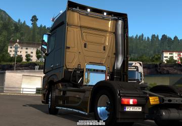 Мод Kelsa Lightbars for MB Actros MP3 & MP4 версия 1.0 для Euro Truck Simulator 2 (v1.31.x, 1.32.x)