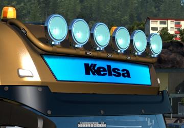 Мод Kelsa Lightbars for MB Actros MP3 & MP4 версия 1.02 для Euro Truck Simulator 2 (v1.31.x, 1.32.x)