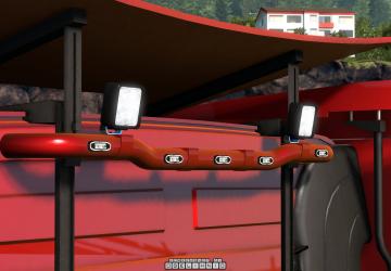 Мод Kelsa Lightbars for MB Actros MP3 & MP4 версия 1.02 для Euro Truck Simulator 2 (v1.31.x, 1.32.x)