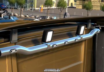 Мод Kelsa Lightbars for MB Actros MP3 & MP4 версия 1.4.4 для Euro Truck Simulator 2 (v1.49.x)