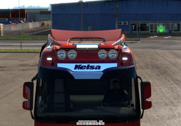 Мод Kelsa Lightbars for MB Actros MP3 & MP4 версия 1.1 для Euro Truck Simulator 2 (v1.31.x, 1.32.x)