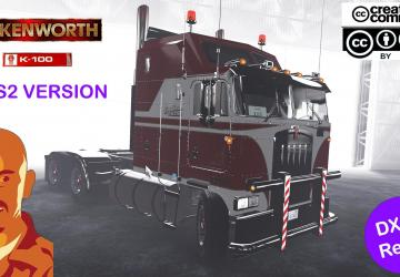 Мод Kenworth K100 версия 08.08.18 для Euro Truck Simulator 2 (v1.35.x, 1.36.x)