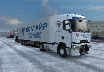 Мод Комбо скин пак «Волтайр» для Renault Range T. v1.0 для Euro Truck Simulator 2 (v1.35.x, 1.36.x)