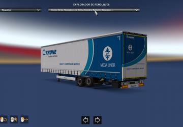 Мод Krone MegaLiner 2017 версия 1.1 для Euro Truck Simulator 2 (v1.32.x)