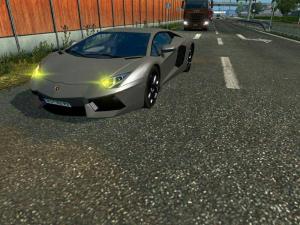 Мод Lamborghini Aventador версия 1.0 для Euro Truck Simulator 2 (v1.27.x, - 1.30.x)