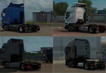 Мод Low deck chassis addons for Schumi’s trucks v2.4 для Euro Truck Simulator 2 (v1.33.x, 1.34.x)