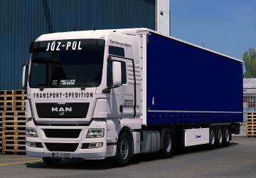 Мод MAN TGX E5 + Krone Profiliner версия 01.03.18 для Euro Truck Simulator 2 (v1.28.x, - 1.30.x)
