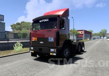 Мод МАЗ-54323 (64229) с прицепом МАЗ-9758 версия 8.0 для Euro Truck Simulator 2 (v1.48.х)