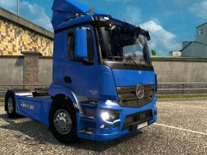 Мод Mercedes-Benz Antos-1840 версия 23.05.17 для Euro Truck Simulator 2 (v1.28.x, - 1.30.x)