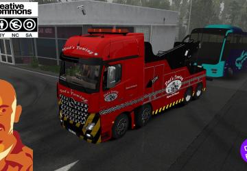 Мод Mercedes-Benz MPIV Crane Truck версия 1.6 для Euro Truck Simulator 2 (v1.35.x, 1.36.x)