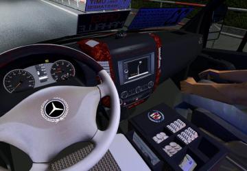 Мод Mercedes Sprinter 2017 Dolmus версия 1.2 для Euro Truck Simulator 2 (v1.32.x)