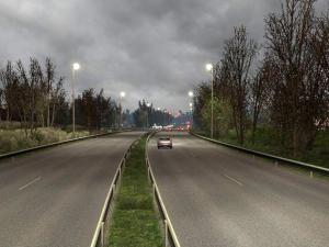 Мод Late Autumn/Mild Winter версия 2.5 для Euro Truck Simulator 2 (v1.26.x)