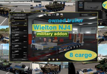 Мод Military Addon for Ownable Trailer Wielton NJ4 v1.0.1 для Euro Truck Simulator 2 (v1.33.x)