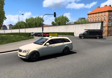 Мод Немецкие такси в трафик версия 1.0 для Euro Truck Simulator 2 (v1.41.x)