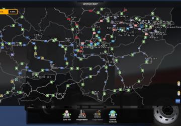 Карту New Slovakia Map версия 14.0 для Euro Truck Simulator 2 (v1.34.x)
