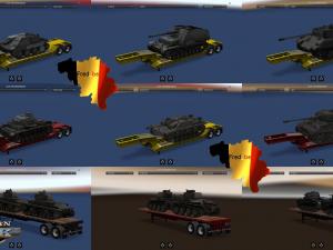 Мод Oversize trailers версия 1.30 для Euro Truck Simulator 2 (v1.28.x, 1.30.x)