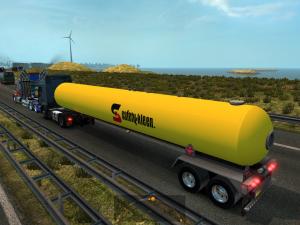 Мод Прицеп «Safety-Kleen Tanker» версия 28.02.17 для Euro Truck Simulator 2 (v1.25.х, - 1.31.x)