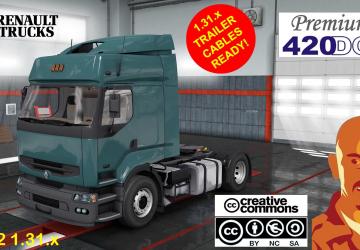 Мод Renault Premium DCI Fix & Edit версия 1.0 для Euro Truck Simulator 2 (v1.31.x, 1.32.x)