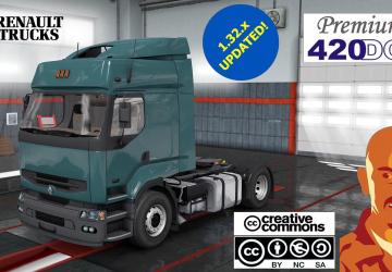 Мод Renault Premium DCI Fix & Edit версия 1.1 для Euro Truck Simulator 2 (v1.32.x)