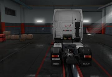 Мод Скин Daf Xf 105 ТК АРСЕНАЛ версия 1.0 для Euro Truck Simulator 2 (v1.33.x, - 1.35.x)