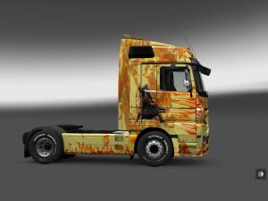 Мод Скин для Mercedes-Benz Actros MP3 версия 2.0 для Euro Truck Simulator 2 (v1.27.x, - 1.32.x)