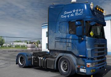 Мод Skin King of the Road Dirty версия 1.0 для Euro Truck Simulator 2 (v1.38.x, 1.39.x)