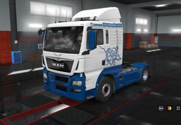 Мод Скин«Krone» для MAN Euro 6 версия 1.0 для Euro Truck Simulator 2 (v1.34.x)