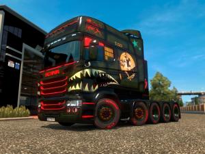 Мод Скин «Ready for Duty!» для Scania (RJL) версия 1.0 для Euro Truck Simulator 2 (v1.28.x)