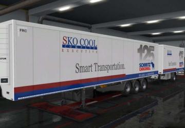 Мод Скин Schmitz 125 для своего прицепа версия 1.0 для Euro Truck Simulator 2 (v1.32.x)