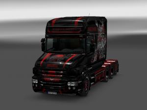 Мод Скин «Skull» для Scania RJL версия 1.0 для Euro Truck Simulator 2 (v1.27)