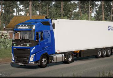 Мод Скинпак Глобалтрак для VOLVO FH4 2012 версия 1.0 для Euro Truck Simulator 2 (v1.35.x, - 1.37.x)