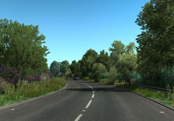 Мод Summer Environment версия 3.0 для Euro Truck Simulator 2 (v1.34.x)