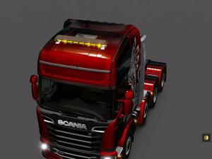 Мод Светодиодные маяки «Beacon» версия 11.07.17 для Euro Truck Simulator 2 (v1.27х)
